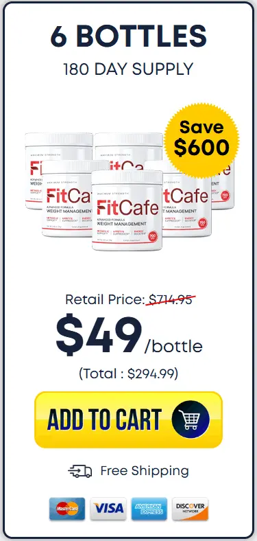 FitCafe 6 bottles